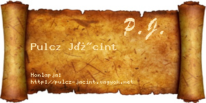 Pulcz Jácint névjegykártya